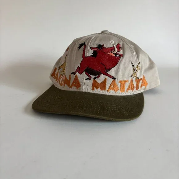 Vintage Disney Hakuna Matata Hat The Lion King - Picture 3 of 8